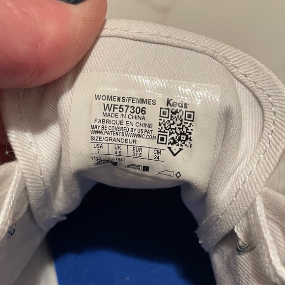 Keds triple up canvas lace up sneakers. Womens size 7. - Picture 9 of 11